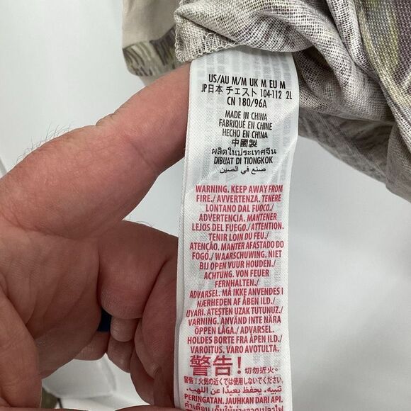 NWT Men's Disney Linen/Cotton Blend Spirit Jersey-medium palm‎ - Picture 10 of 13